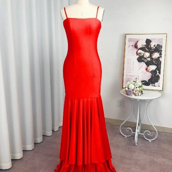 Sheath/Column Scoop Sleeveless Spandex Prom Dresses