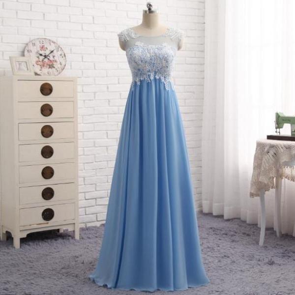 Romantic Long Prom Formal Dresses