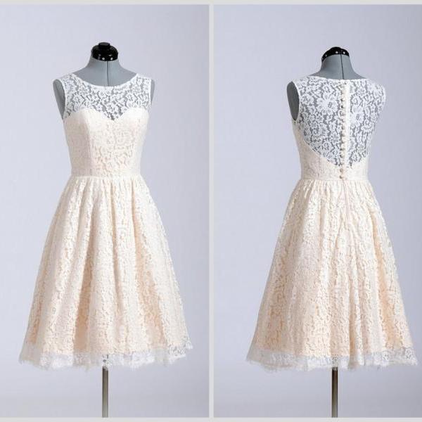 Light Pink Short Bridesmaid Dresses, Beaded Party Dresses, Prom Dresses