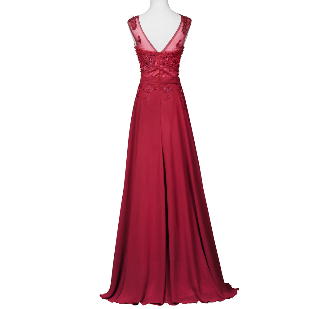 Burgundy Prom Dresses,Lace Prom Dresses,Formal Dresses ,Evening Gowns ...