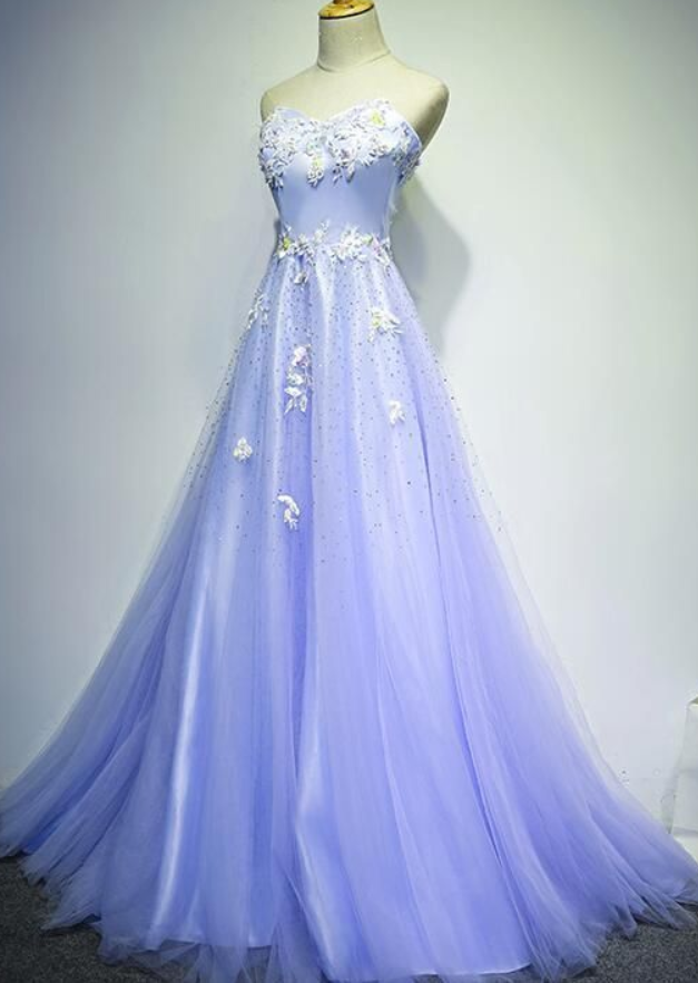 short blue princess dress