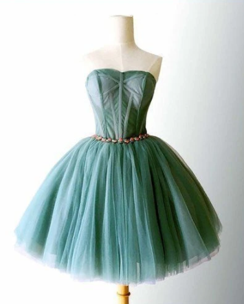Cute Ball Gown Strapless Chiffon Short Prom Dress,Homecoming Dress,Birthday Dress GG3378 main image 0