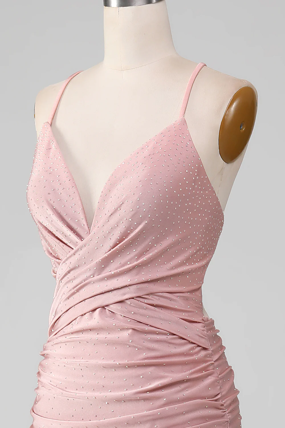 Blush Mermaid Long Prom Dress with Appliques main image 0