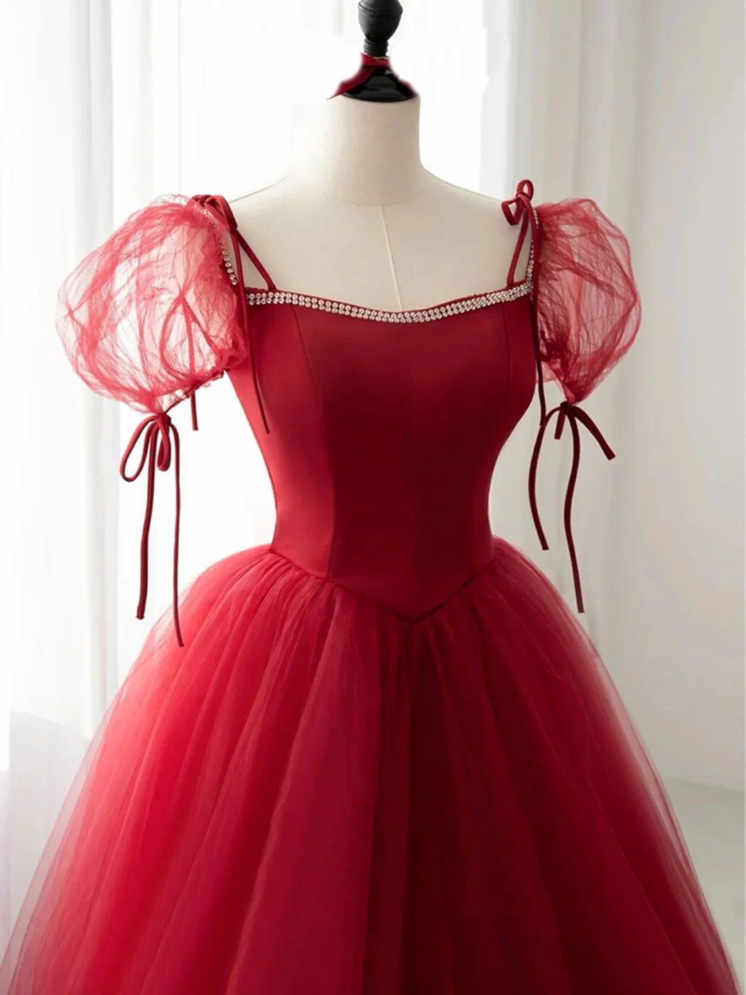 Prom Queen Dress - Burgundy main image 0